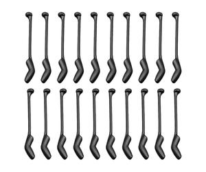 GMBYLBY Accessoires 20 pièces Anti-enchevêtrement D Rigs Aligners Silicone Hameçon Pêche Terminal S ' attaquer