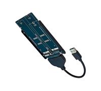 GMBYLBY Adaptateur de câble USB 3.0 - Connexion simple - Pour disque de pilote solide de rechange 12 + 6 broches
