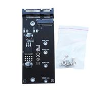 GMBYLBY Adaptateur M.2 NGFF SSD vers Sata3.0 22 broches avec support de cadre en aluminium pour convertir M.2 NGFF Sata SSD vers Sata3.0 Adaptateur M.2 SSD