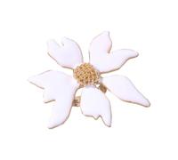 GMBYLBY Bagues de fleurs élégantes et réglables - Accessoire de décoration portable pour femme - Design vintage grunge élégant