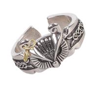 GMBYLBY Bagues mystiques en cuivre - Style punk rétro - Accessoire de doigt - Parfait pour empiler des bijoux hiboux bohémiens