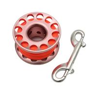 GMBYLBY Bobine de Doigt de Bobine d ' alliages d ' Aluminium avec Le Crochet à Double extrémité Bobine de Doigt de plongée en apnée Bobine de plongée Ligne de Guidage d ' épave plongée sous-Marine
