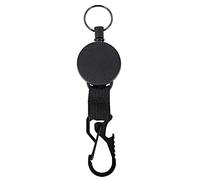 GMBYLBY Bobine de Porte-Badge rétractable en Plastique, Badge d ' Identification Robuste pour Clip de Porte-clés, rétractable pour Porte-clés, Porte-clés de Carte d ' identité en Fil