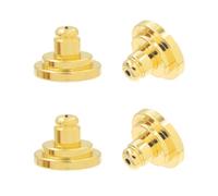 GMBYLBY Bouchons d ' Oreilles de Remplacement, 4 pièces, hypoallergéniques, sécurisés, Verrouillage, Bouchon de Boucle d ' Oreille pour Oreilles Tombantes, Polyvalent