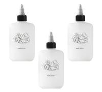 GMBYLBY Bouteilles transparentes pour les cuisiniers domestiques avec un nettoyage facile et un lave-vaisselle Caractéristiques sûres Consommation quotidienne Bouteille doseuse transparente