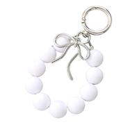 GMBYLBY Breloques de téléphone en Perles, lanière de Poignet, Breloques à nœud Papillon, chaîne en Perles pour Femmes