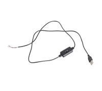 GMBYLBY Câble de contrôleur de Ventilateur à Fil USB réglable à 3 Vitesses 2 Broches avec Commutation pour Moteurs de Ventilateurs DC5 V et Cordon de contrôle de Vitesse de Bureau de Refroidissement