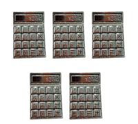 GMBYLBY Calculatrice Miniature en Alliage, Jouet pour Maisons de poupées, Accessoires avec Un Design réaliste et Une Fonction éducative, poupées éducatives pour