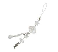 GMBYLBY Chaîne de téléphone en perles robuste faite à la main avec des accents de poisson et de conque d'inspiration marine