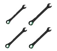 GMBYLBY Clé à cliquet avec mécanisme automatique, effet de levier optimisé de la clé pour un serrage sans effort des vis, 5 pièces/4 pièces, bidirectionnel