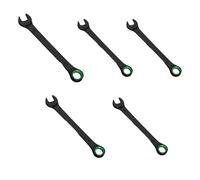 GMBYLBY Clé à cliquet avec mécanisme automatique, effet de levier optimisé de la clé pour un serrage sans effort des vis, 5 pièces/4 pièces, bidirectionnel