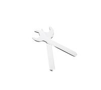 GMBYLBY Clé à fourche avec revêtement fin et plate ergonomique pour des espaces étroits et une poignée de boulon sûre. Clé à fourche