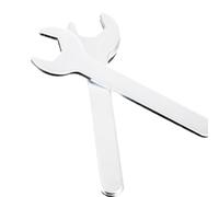 GMBYLBY Clé à fourche avec revêtement fin et plate ergonomique pour des espaces étroits et une poignée de boulon sûre. Clé à fourche