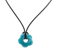 GMBYLBY Collier Fleur Acrylique Pendentif Multicolore Charme Choker Chaîne Bohême Lame de Clé pour Femmes à la Mode Collier Pendentif, taille unique, Comme décrit, Comme décrit