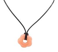 GMBYLBY Collier Fleur Acrylique Pendentif Multicolore Charme Choker Chaîne Bohême Lame de Clé pour Femmes à la Mode Collier Pendentif, taille unique, Comme décrit, Comme décrit