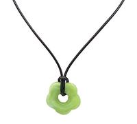 GMBYLBY Collier Fleur Acrylique Pendentif Multicolore Charme Choker Chaîne Bohême Lame de Clé pour Femmes à la Mode Collier Pendentif, taille unique, Comme décrit, Comme décrit