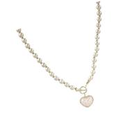 GMBYLBY Collier pendentif en perles baroques d ' inspiration française, accessoire élégant, élégant pour son accessoire formel