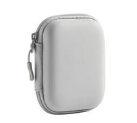 GMBYLBY Compactly Boîte de rangement pour appareil photo avec structure renforcée et coque extérieure pour photographes de voyage, Style cuir gris C, M, Classique