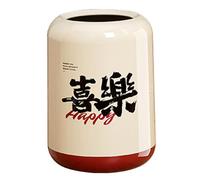 GMBYLBY Corbeille à litière de taille généreuse avec construction robuste à double couche pour divers espaces Caractères chinois Poubelle riche/capacité