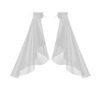 GMBYLBY Couvre-bras en tulle à manches longues pour robe de mariée manches décoratives chemise évêque, M