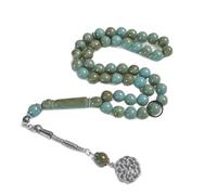 GMBYLBY de Perles de Supplication en colophane de 10mm, Fabrication Verte pour Usage dévotionnel et Perles de Supplication de Mode, colophane Tasbih