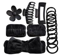 GMBYLBY Ensemble de bandeaux et bracelets en microfibre douce pour le lavage du visage avec nœud élastique pour le maquillage et les soins de la peau