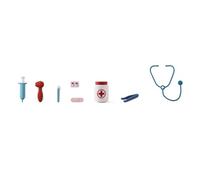 GMBYLBY Ensemble de Jeu de Simulation de Docteur réaliste avec stéthoscope Fonctionnel et 8 Outils médicaux pour, Jeu de rôle éducatif, Jouet de Docteur, poupées agissant