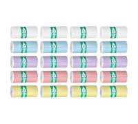 GMBYLBY Étiquettes adhésives thermiques pour imprimantes de poche 57 mm X25 mm Rouleau à 20 verre blanc imperméable pour l'artisanat et l'usage domestique