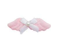 GMBYLBY Fille Ailes d'ange Fourrure Nœud Épingle à Cheveux Femme Clip Mot Clip Côté Clip Simple Tout Convient à Clip Bec de Canard