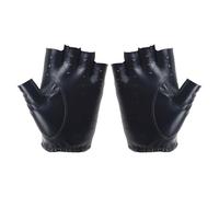GMBYLBY Gants de conduite sans doigts en cuir synthétique pour l'haltérophilie, le cyclisme, les conducteurs, hommes, femmes, adolescents, mitaines de cyclisme