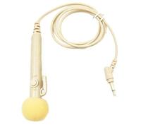 GMBYLBY Guide de voyage Microphone de cou portable avec prise 3,5 mm et bouton d'alimentation Câble de 1 m pour amplificateurs Micro filaire