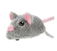 GMBYLBY Jouet de Souris électrique en Peluche Qui remue la Queue et se déplace de manière aléatoire pour stimuler Les Instincts de Chasse chez Les Chats, Jouet en Mouvement pour Chat