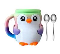 GMBYLBY Lot de 2 boîtes de rangement fantaisistes pour crème glacée sur le thème des pingouins avec tiroir secret réutilisable