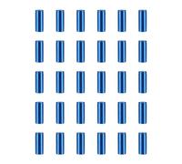 GMBYLBY Lot de 30 embouts de câble de VTT en alliage d'aluminium pour vélo, cache-tube métallique, embout de câble de frein de rechange, pièce de vélo, embout de câble de VTT, vélo