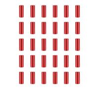 GMBYLBY Lot de 30 embouts de câble de VTT en alliage d'aluminium pour vélo, cache-tube métallique, embout de câble de frein de rechange, pièce de vélo, embout de câble de VTT, vélo