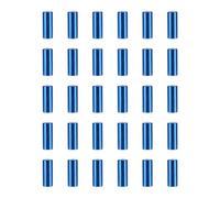 GMBYLBY Lot de 30 embouts de câble de VTT en alliage d'aluminium pour vélo, cache-tube métallique, embout de câble de frein de rechange, pièce de vélo, embout de câble de VTT, vélo