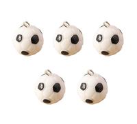 GMBYLBY Lot de 5 pendentifs en forme de football, accessoires de bijoux, bracelets de basket-ball, adaptés pour la fabrication de bijoux et les amateurs de bricolage, porte-clés de sport léger, taille