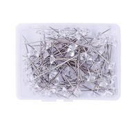 GMBYLBY Lot de 50/100 aiguilles à imprimer en forme de tête de diamant, pour tableau en liège, aiguilles à coudre pour tissu, vêtements, couture, bricolage, push pour liège, bouquets de fleurs pour