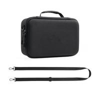 GMBYLBY Mallette de protection pour accessoires de drone Grande capacité Sac de rangement avec sac à bandoulière Sac à main Porte-télécommande, Noir