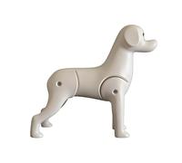 GMBYLBY Mannequin de Chien Caniche pour la Pratique du toilettage, Sections de Cheveux Amovibles pour la tête et Le, Figurine d ' entraînement pour Le toilettage du Chien