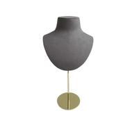 GMBYLBY Mannequins de vitrine Colliers en forme de présentoir Portrait élégant Modèle Porte-bijoux Collier de table Pendentif Présentoir