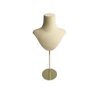 GMBYLBY Mannequins de vitrine Colliers en forme de présentoir Portrait élégant Modèle Porte-bijoux Collier de table Pendentif Présentoir