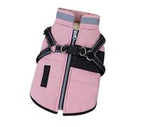 GMBYLBY Manteau À Deux Pattes pour Chien pour Activités De Plein Air Doublure Chaude Coupe-Vent Sangle Réfléchissante Combinaisons Vêtements pour Petits Chiens