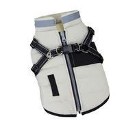 GMBYLBY Manteau À Deux Pattes pour Chien pour Activités De Plein Air Doublure Chaude Coupe-Vent Sangle Réfléchissante Combinaisons Vêtements pour Petits Chiens