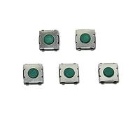 GMBYLBY Micro-interrupteur de souris 4 broches marche/arrêt en silicone étanche bleu tactile 6 x 6 x 2,5 mm 5 pièces micro interrupteur de rechange touches de jeu des deux côtés