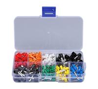 GMBYLBY Mise en Œuvre D'assortiment Manche D'extrémité du Câble Assortiment Ferrules À Extrémité Fil Isolé 400pcs / Set Adapté À Maison À L'utilisation L'automobile