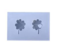 GMBYLBY Moule en Forme de trèfle à Quatre Feuilles, résine époxy de Silicone, Colle UV, Artisanat, création de moules en résine
