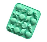 GMBYLBY Moules en Silicone Multi-usages pour Cuire Savon Bonbons Faire des Affaires Chaleur 16 cavités Chocolat Nourriture Grade Coque Silicone Étoiles Moules