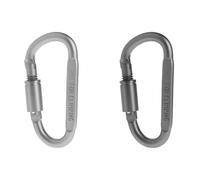 GMBYLBY Mousqueton d ' à Verrouillage par Mousqueton en Forme de D à Verrouillage par pour l ', Le Rappel et l ' Alpinisme Aluminium Aluminium Anneau de Verrouillage Clip