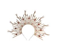 GMBYLBY Mythologie Couronne Couronne Postiche Cheveux Partie Chapeaux Structure Plastique Convient pour les fêtes costumées et les occasions spéciales